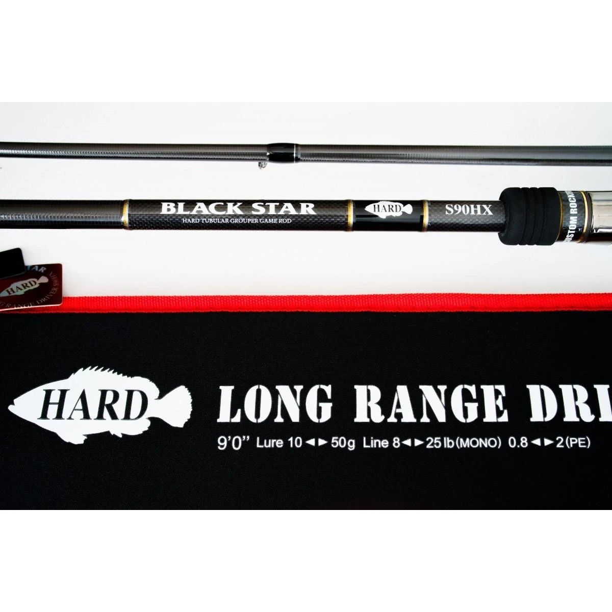 Спиннинг Xesta Black Star Hard S90HX 274 см 10 - 50 гр  Long Range Driver  XBSH-S90HX — характеристики,
	                                    особенности конструкции