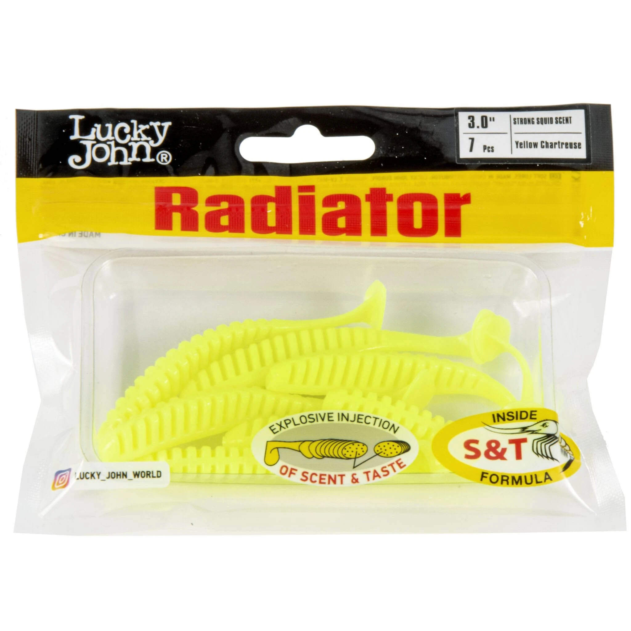 Силиконовая приманка Lucky John Radiator 3.0in 75 мм 7 шт S88 Pro Series  140209-S88 — крупный план
	                                    2