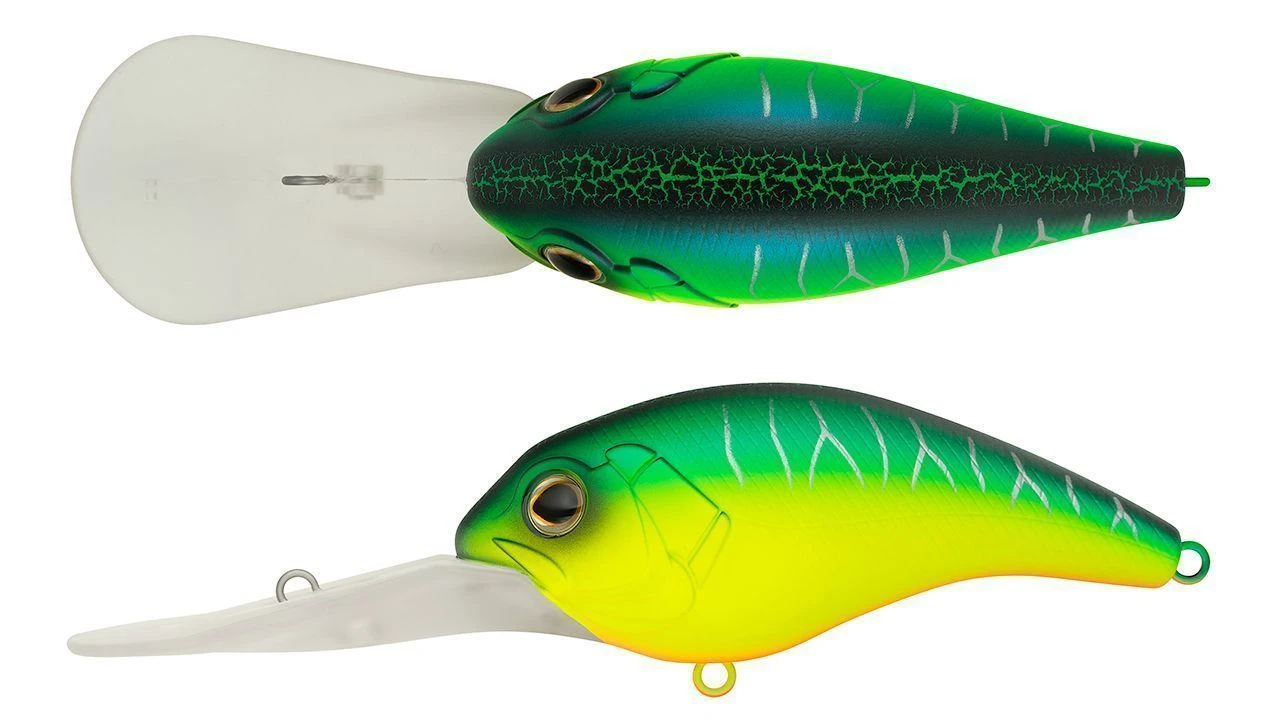 Воблер Strike Pro Crankee Deep Runner 100 A223S-RP Pearl Mat Tiger 60 гр   EG-224#A223S-RP — крупный план
	                                    1