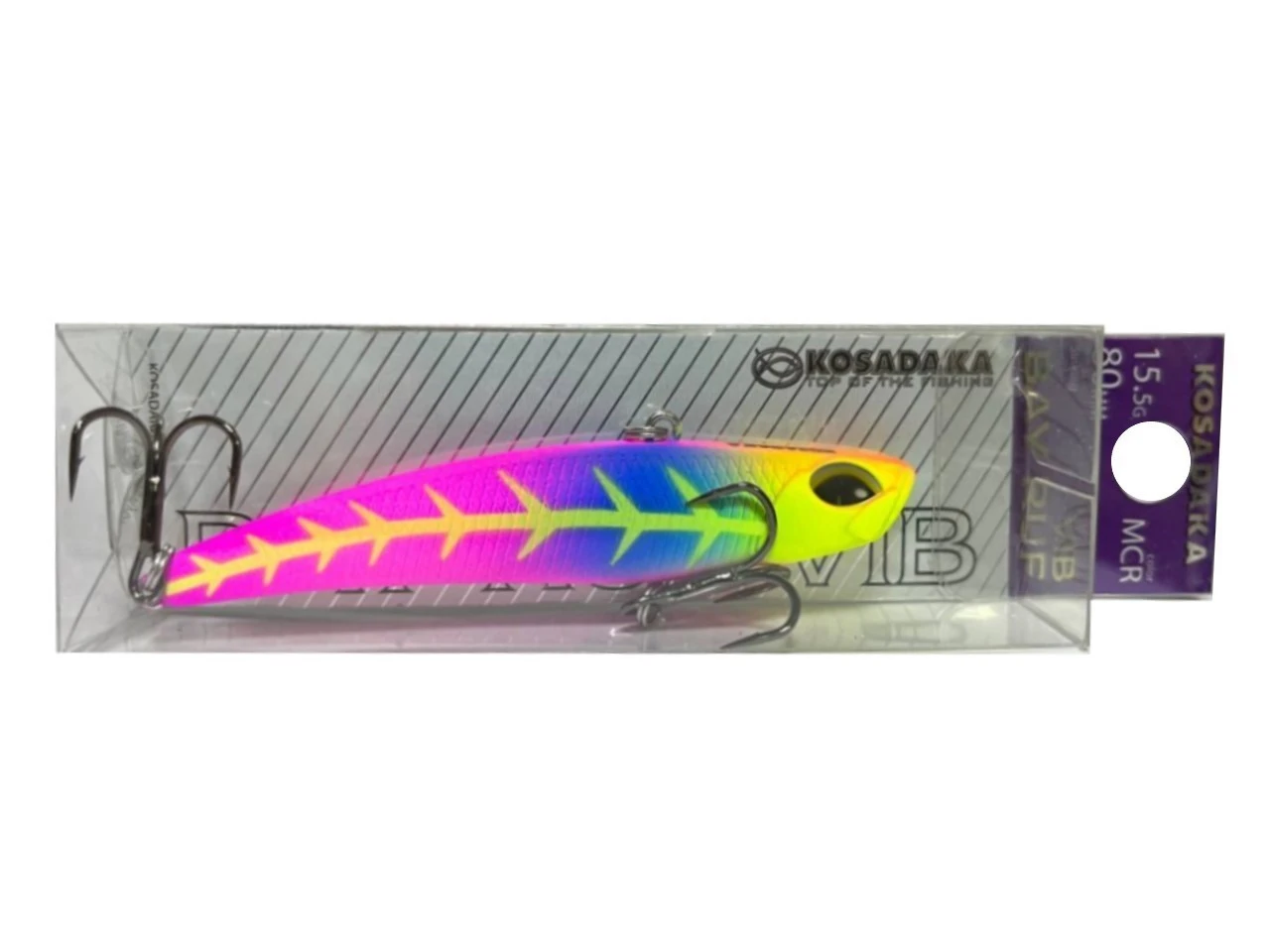 Воблер Kosadaka Bay Ruf Vib 80S MCR 15,5 гр   BayRuf80s-MCR — крупный план
	                                    1