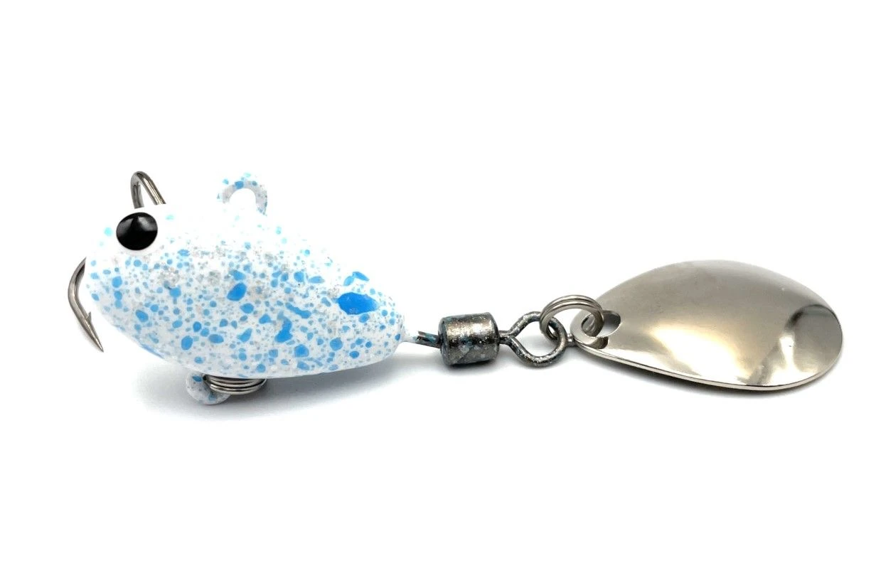 Тейл-спиннер UF Studio Hurricane 35 35 гр 85 мм White   H35Wn — характеристики,  особенности конструкции