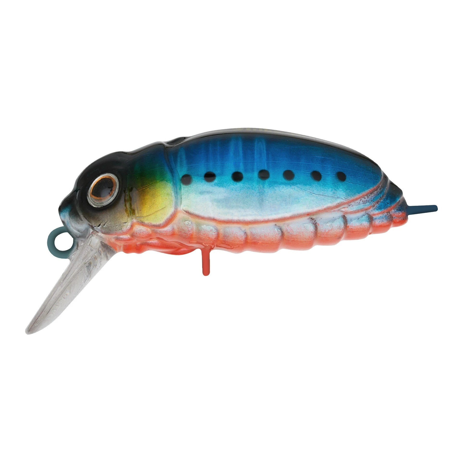 Воблер Strike Pro Beetle Buster 40 A234-SBO Blue Back Silver OB Fluo 5,7 гр   EG-174F#A234-SBO — характеристики,  особенности конструкции