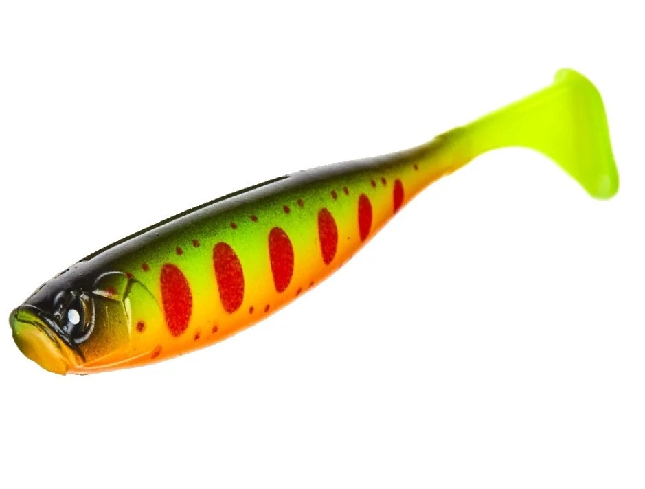 Силиконовая приманка Lucky John Basara Soft Swim 5.0in 127 мм 4 шт PG01 3D Series  140404-PG01 — крупный план
	                                    1