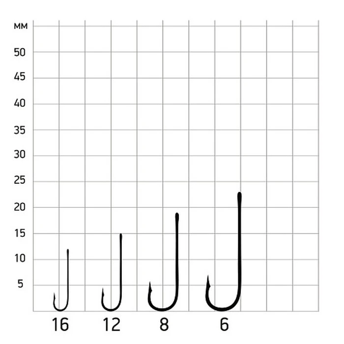 Крючок Одинарный Saikyo KH-9282 Long Shank №16 10 шт BN   KH-9282BN16-10 — крупный план
	                                    1