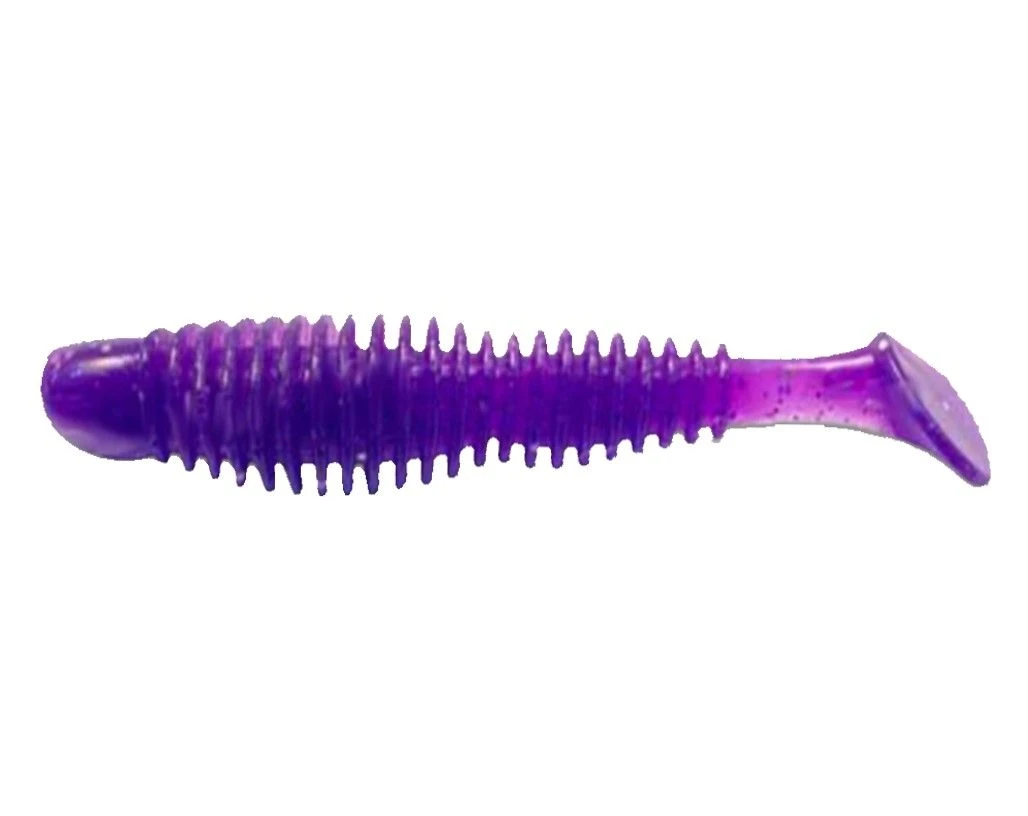 Силиконовая приманка Reins Bubbling Shad 3 76 мм 8 шт 567-Lilac   BS3-567 — характеристики,  особенности конструкции