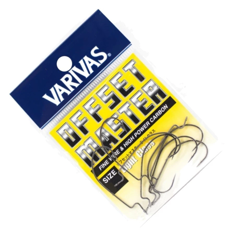 Крючок Офсетный Varivas Offset Master Light Class №1 8 шт NS Black — крупный план
	                                    2