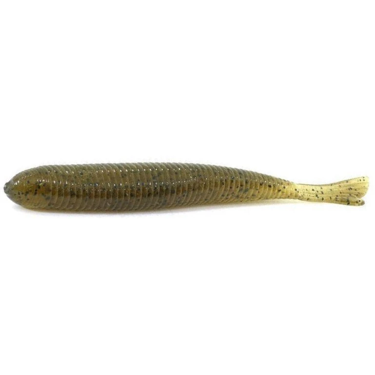 Силиконовая приманка Bait Breath U30 Fish Tail 2 50 мм 10 шт 120 Green Pumpkin/Seed — характеристики,  особенности конструкции