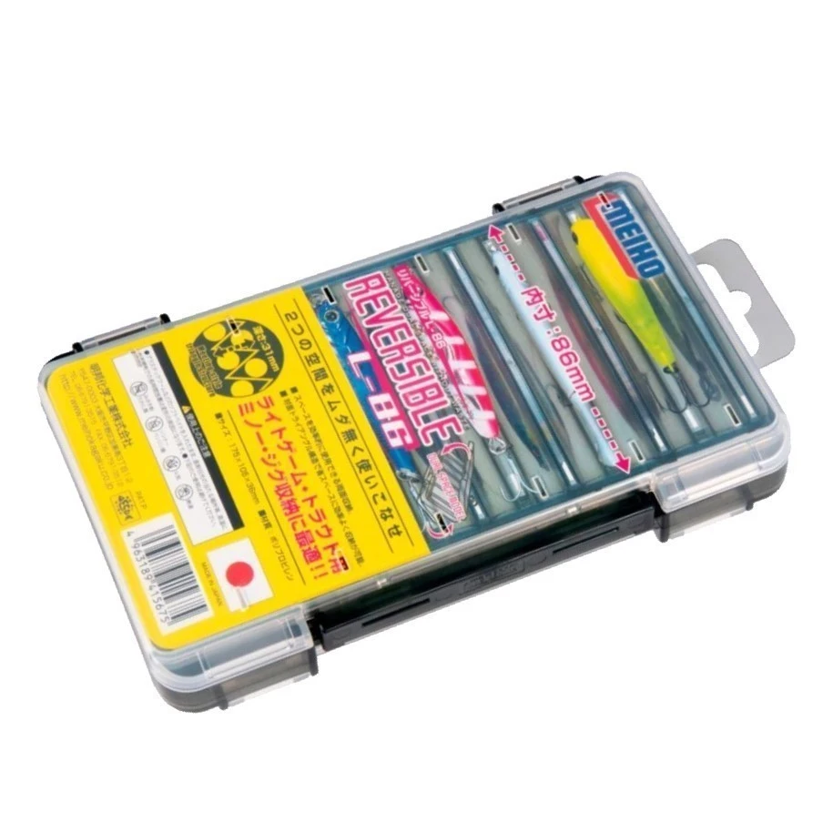 Коробка Meiho Reversible  L-86 17,5х10,5х3,6 см    REVERSIBLE-L-86 — характеристики,
	                                    особенности конструкции
