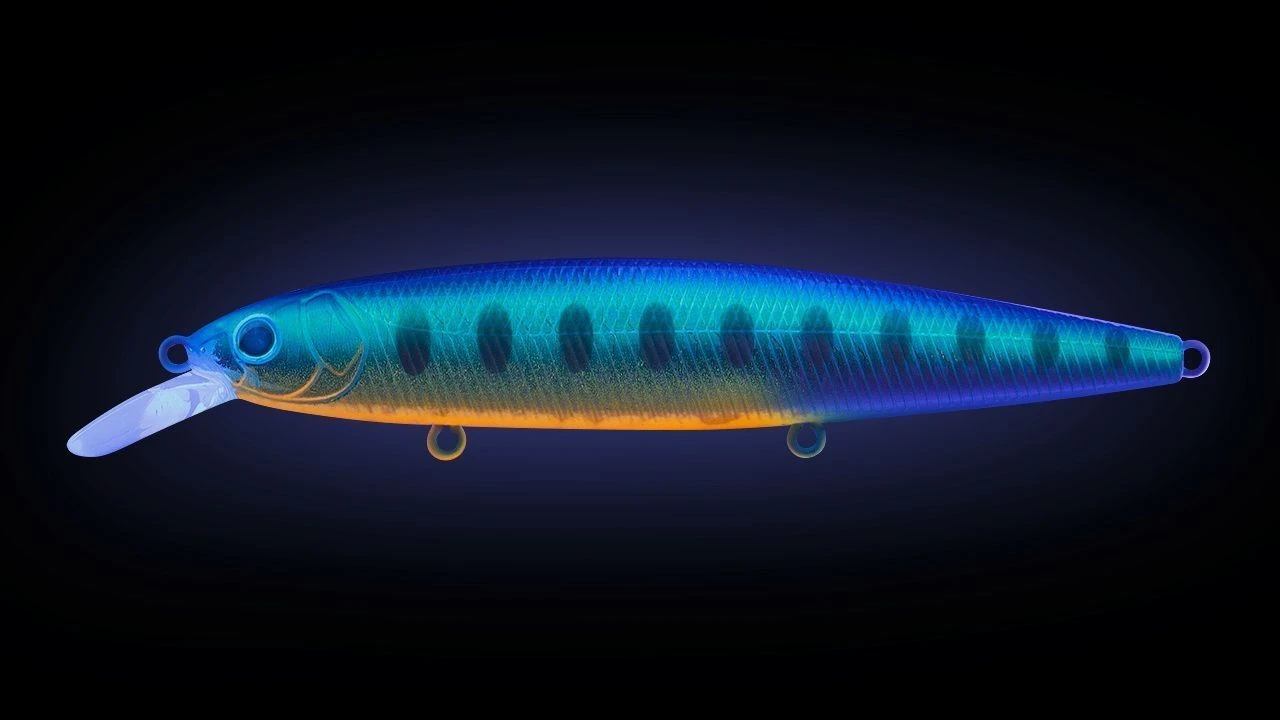 Воблер Strike Pro Bold 130SP A150-713 UV Blue Silver OB 24,5 гр   EG-191-SP#A150-713 — крупный план
	                                    1