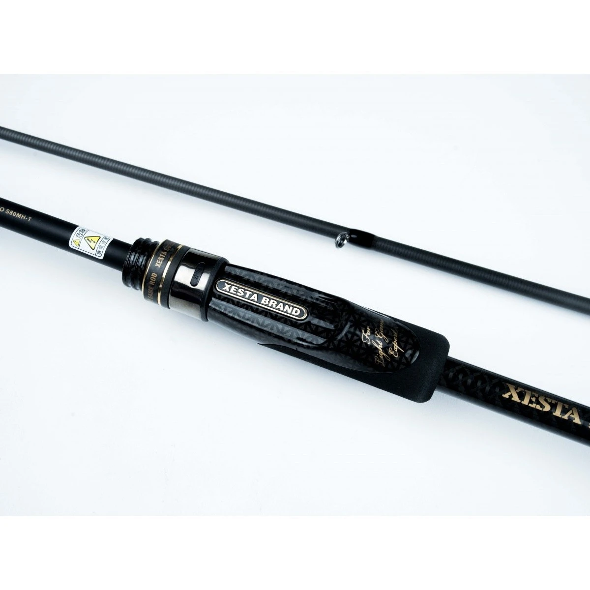 Спиннинг Xesta Black Star Extra Tuned S80MH-T 244 см 2 - 21 гр  Distance Virtuoso  XBSET-S80MH-T — крупный план
	                                    4