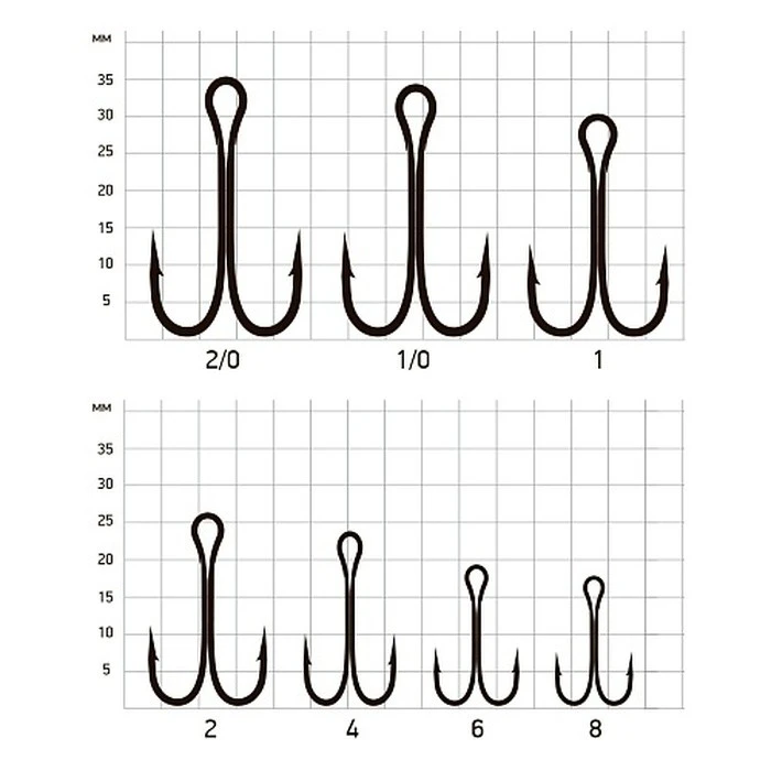 Крючок Двойной Saikyo  KH-11041 Normal Shank №2 50 шт BN   KH-11041-2-50 — крупный план
	                                    1