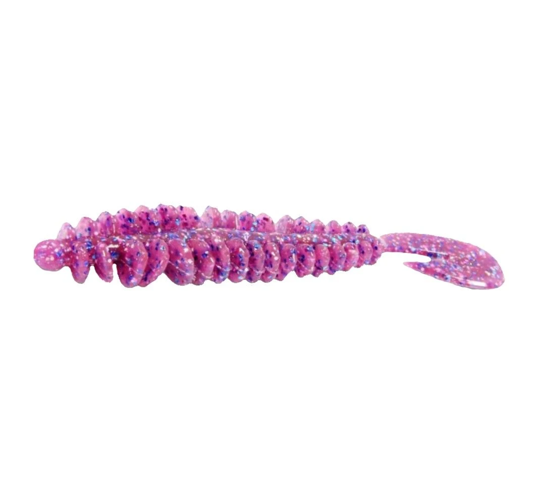 Силиконовая приманка Reins Rockvibe Grub 4 101 мм 8 шт 407-Pione SP   RG4-407 — характеристики,
	                                    особенности конструкции