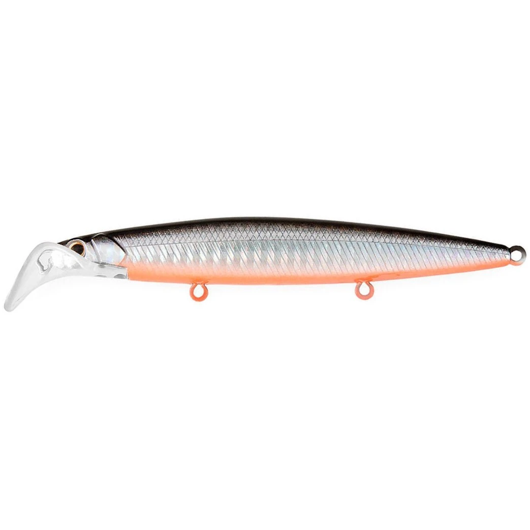 Воблер Strike Pro Scooter Minnow 110F GC01S/A70-713S Double Black Silver OB/Mat Tiger 11,8 гр   EG-186F#GC01S/A70-713S — характеристики,  особенности конструкции
