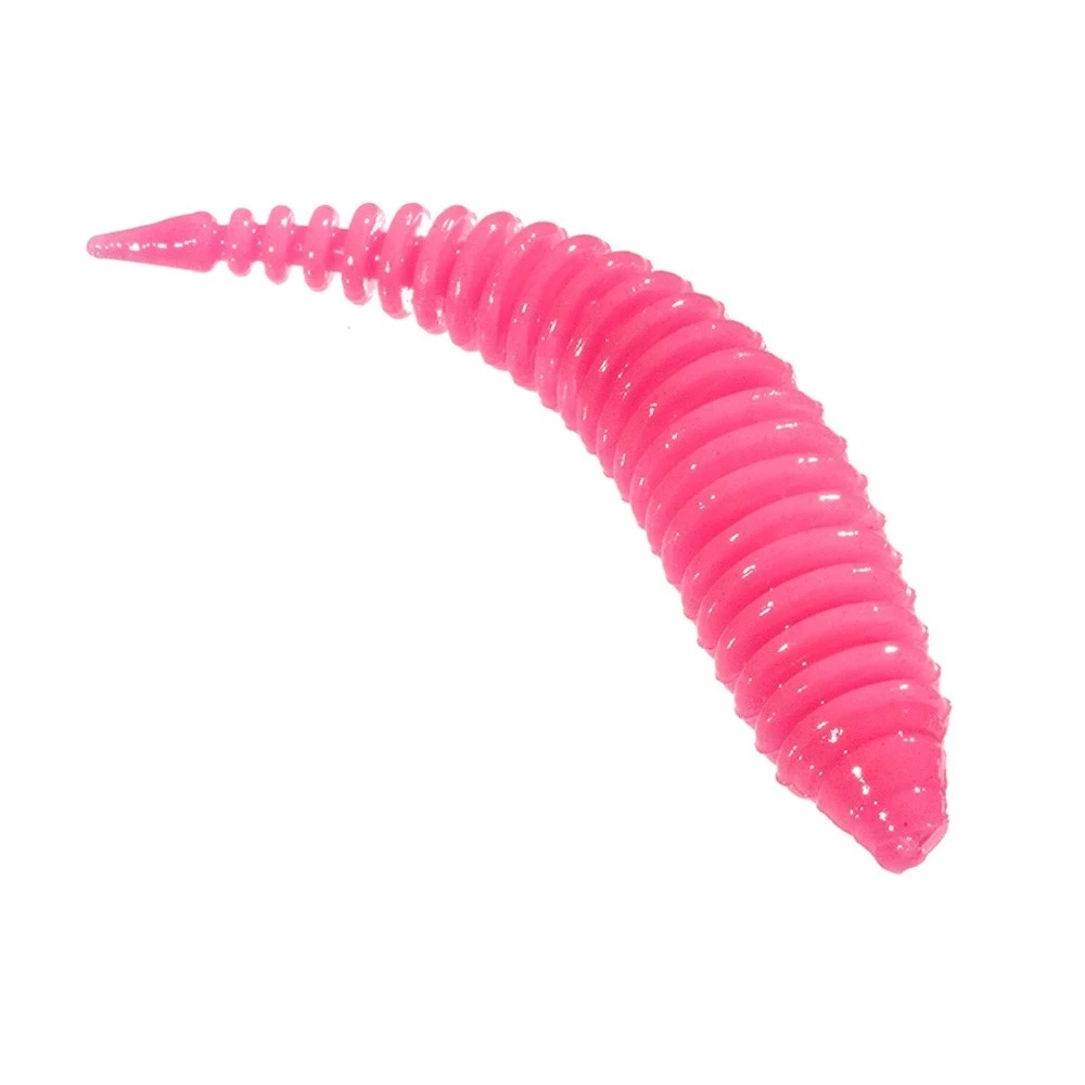 Силиконовая приманка ZUB Maggot Slim 50 мм 10 шт 150 розовый   LVQ021 — крупный план
	                                    1