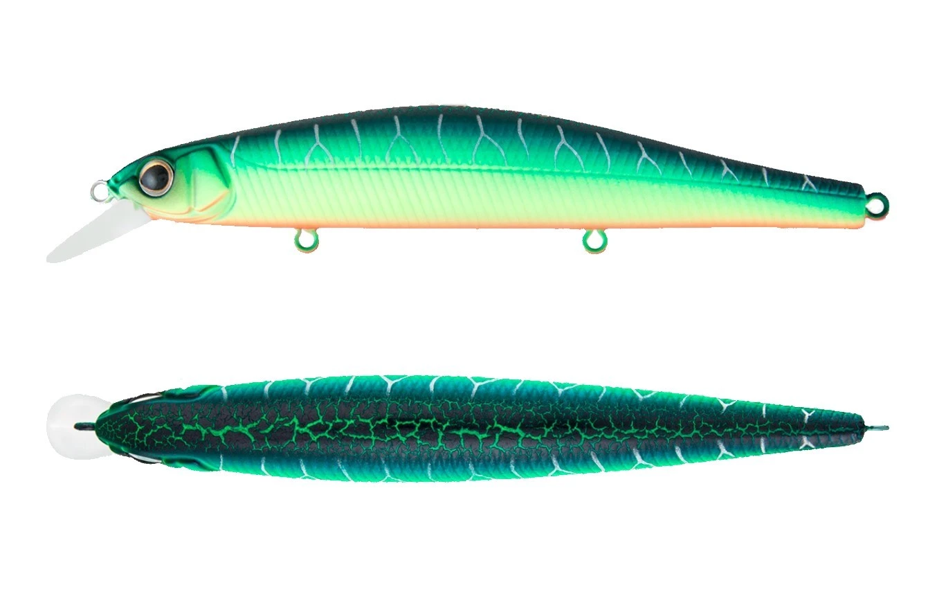 Воблер Strike Pro Inquisitor 130SP A223S-RP Pearl Mat Tiger 26,5 гр   EG-193C-SP#A223S-RP — крупный план
	                                    1