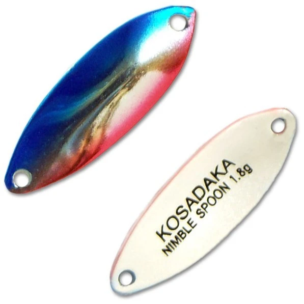 Колеблющаяся Блесна Kosadaka Trout Police Nimble Spoon 1,8 гр 27 мм M38   TL-NS-M38 — характеристики,
	                                    особенности конструкции