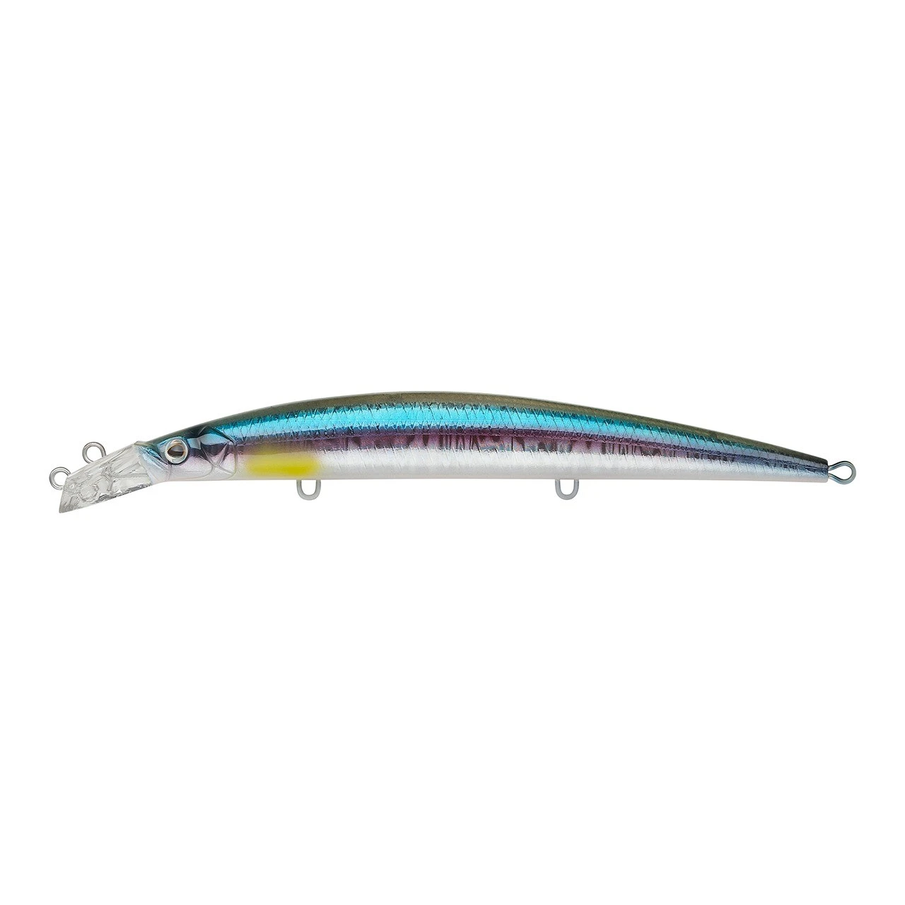 Воблер Strike Pro Top Water Minnow 130 A210-SBO-RP Rainbow Ghost Wakasagi 15 гр   JL-158F#A210-SBO-RP — характеристики,  особенности конструкции