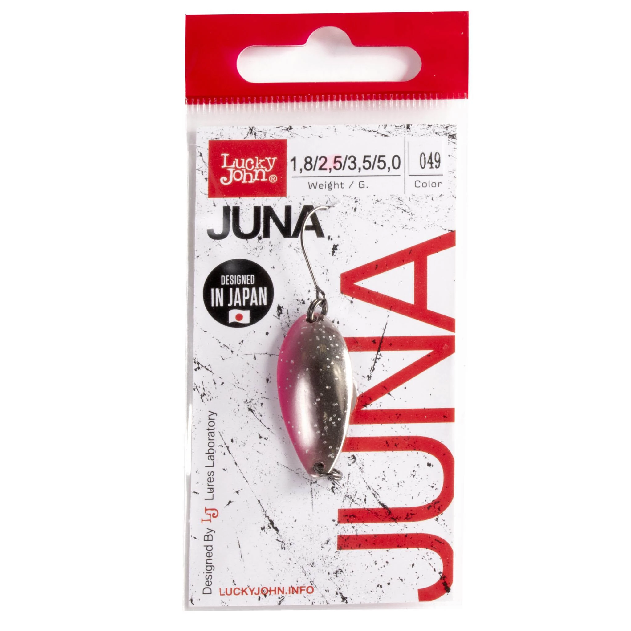 Колеблющаяся Блесна Lucky John Juna 2,5 гр 30 мм 049   LJJU25-049 — крупный план
	                                    3
