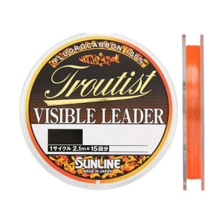 Флюорокарбон Sunline Troutist Visible Leader 34 м 0,285 мм  PE #3 — характеристики,  особенности конструкции