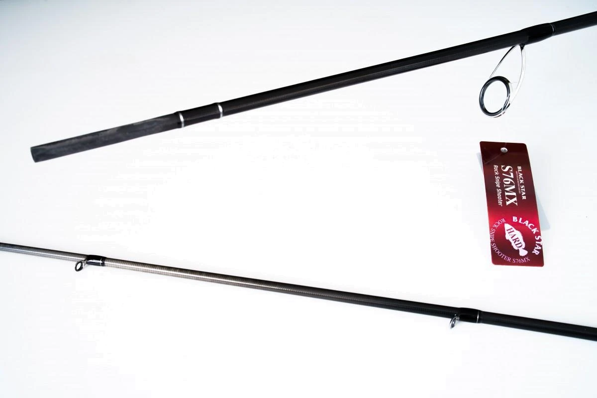 Спиннинг Xesta Black Star Hard S76MX 228 см 3 - 25 гр  Rock Snipe Shooter  XBSH-S76MX — крупный план
	                                    2