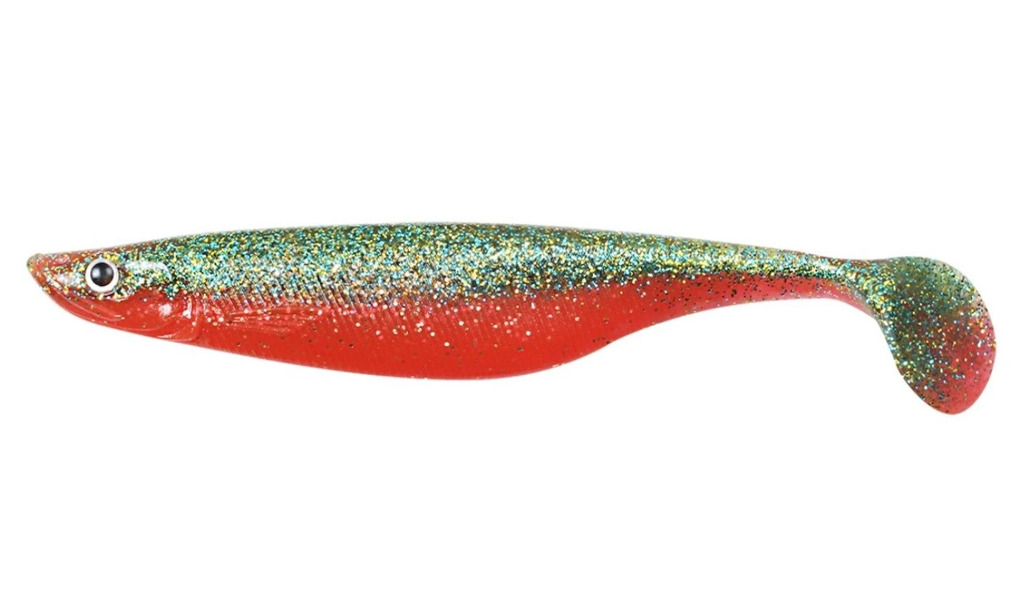 Силиконовая приманка Strike Pro Tumbler Shad 17 170 мм 4 шт Carrot   SPT-17#009 — характеристики,  особенности конструкции