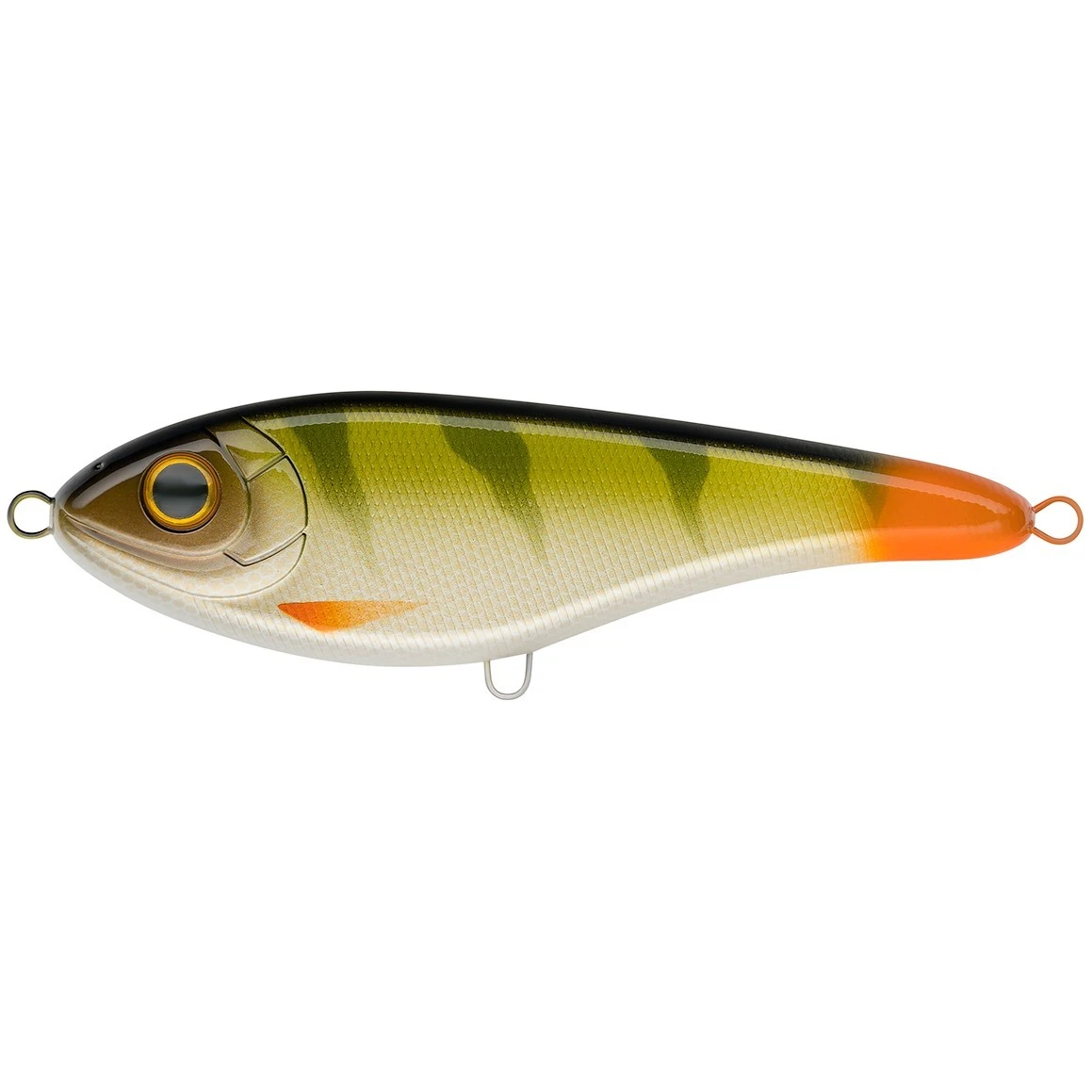 Воблер Strike Pro Buster Jerk Shallow Runner C076F Natural Perch 64,5 гр Wolf Color  EG-048S#C076F — характеристики,  особенности конструкции