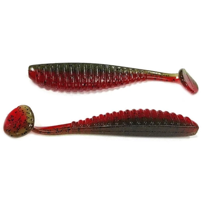 Силиконовая приманка Reins S Cape Shad 4.8 129 мм 4 шт B26-Watermelon   SCS4.8-B26 — характеристики,  особенности конструкции