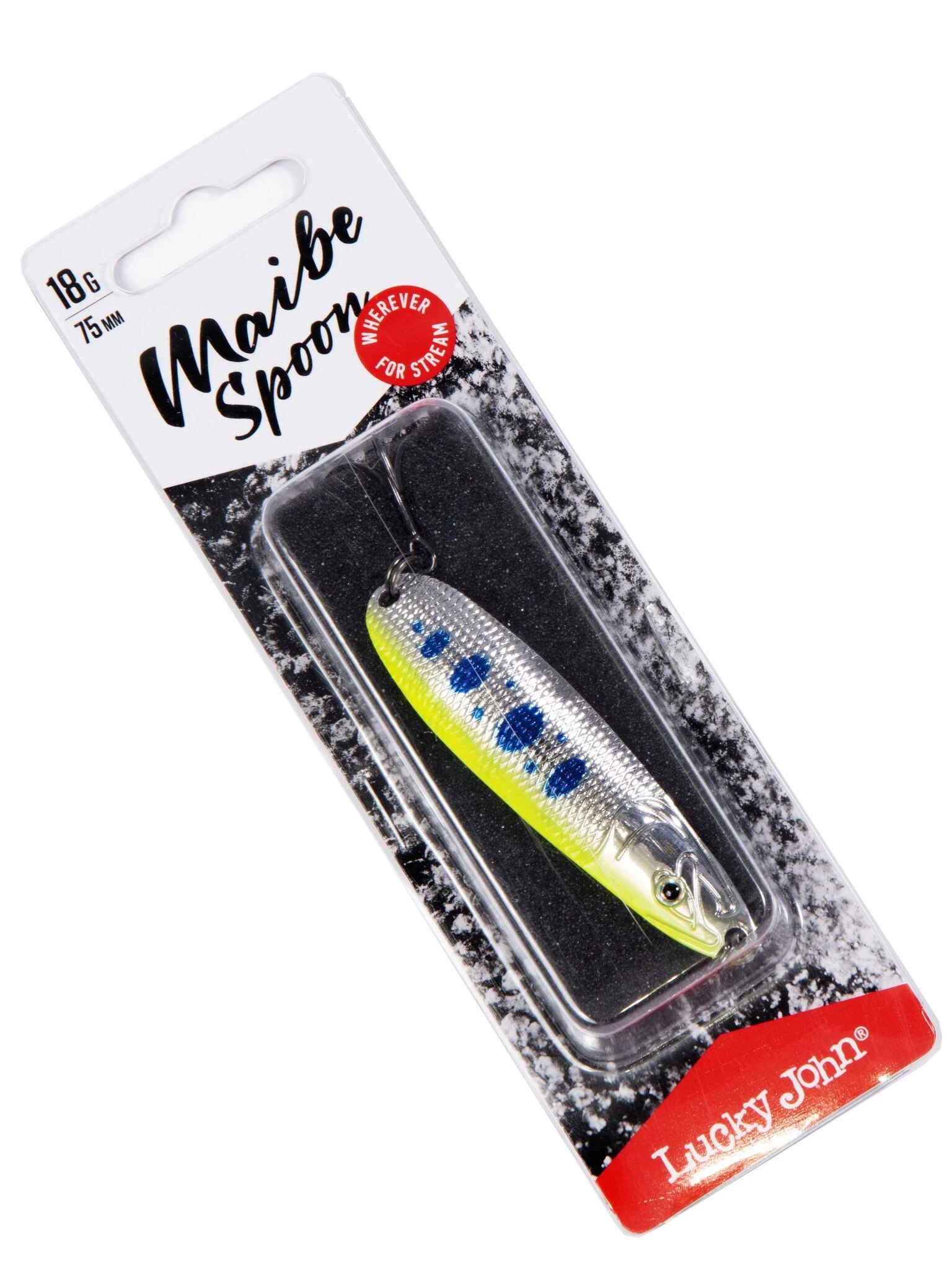 Колеблющаяся Блесна Lucky John Maibe Spoon 18 гр 75 мм 010   LJMAI18-010 — крупный план
	                                    2