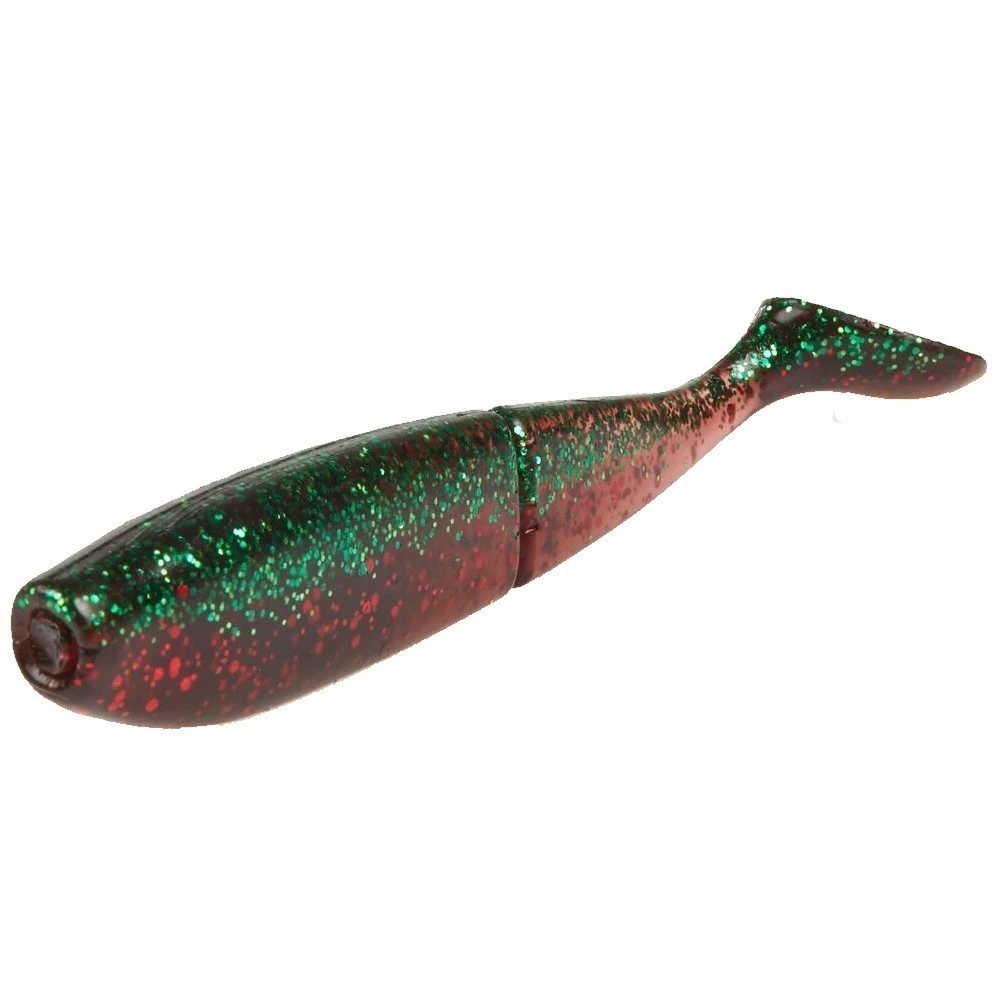 Силиконовая приманка Lucky John Zander Paddle Tail 4.0in 100 мм 5 шт Z14 3D Series  140429-Z14 — крупный план
	                                    1