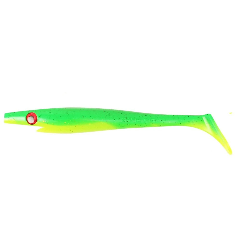 Силиконовая приманка Strike Pro Pig Shad Nano 150 мм 4 шт Firetiger UV  SP-172D#102 — характеристики,  особенности конструкции
