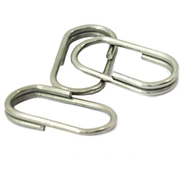 Кольцо Заводное Kosadaka 1215N  №10 10 кг 10 мм 5 шт Nickel   1215N-10 — крупный план
	                                    1