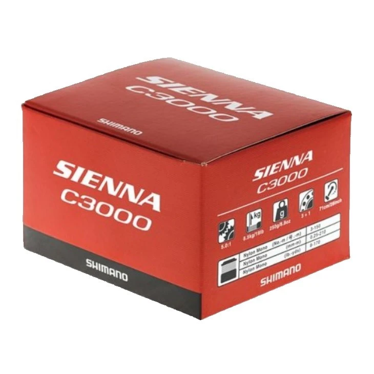 Катушка Shimano Sienna C3000FG  20  SNC3000FG — крупный план
	                                    3