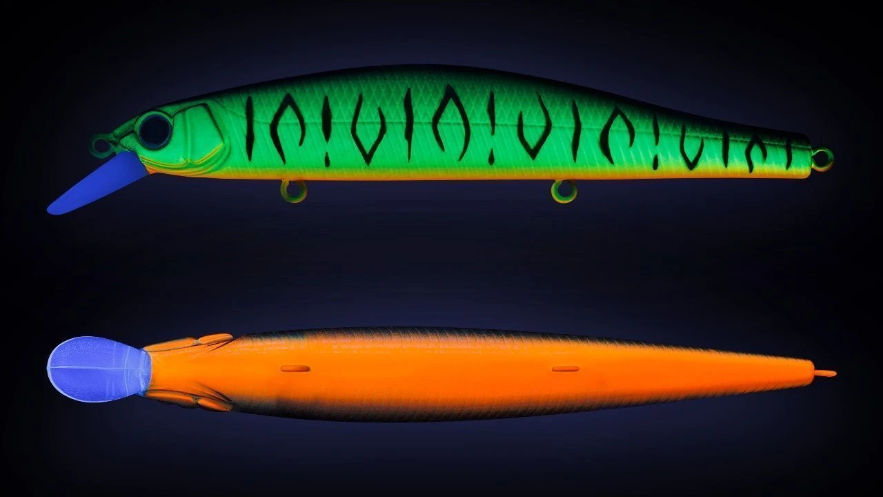 Воблер Strike Pro Inquisitor 110SP GC01S Mat Tiger 16,2 гр UV  EG-193B-SP#GC01S — крупный план
	                                    1