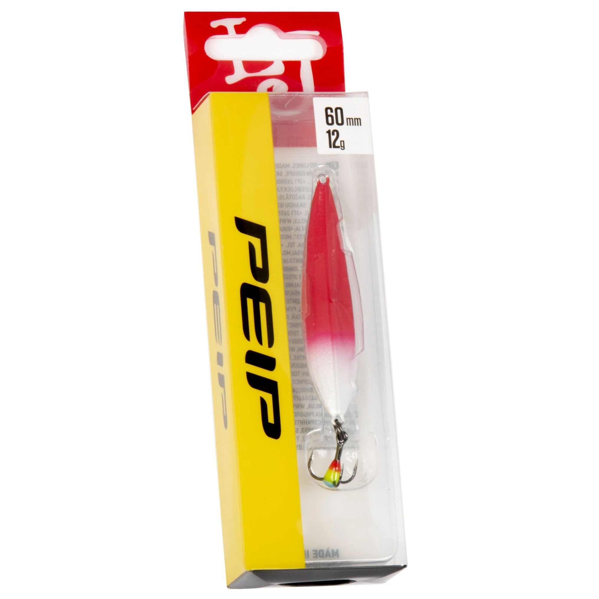 Зимняя Блесна Lucky John Peip 11,3 гр 60 мм RW   LJPE60-RW — крупный план
	                                    1