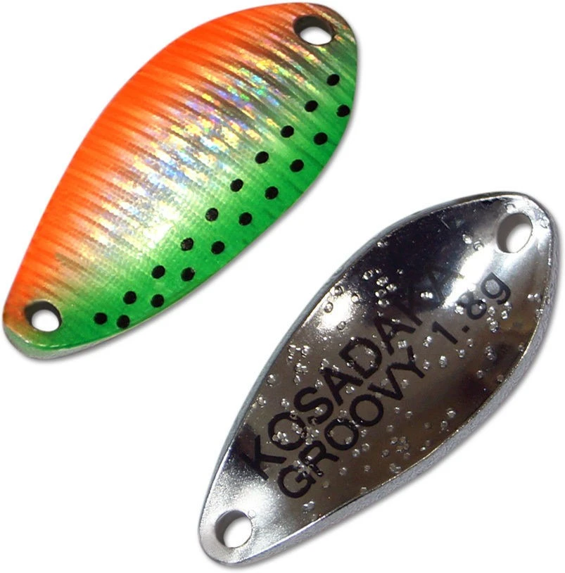 Колеблющаяся Блесна Kosadaka Trout Police Groovy 1,8 гр 25 мм 602   Tl-Grv-602 — характеристики,  особенности конструкции
