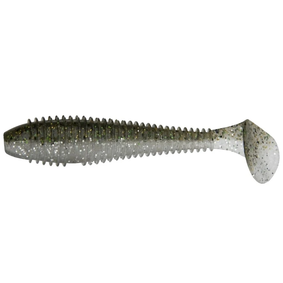 Силиконовая приманка Keitech Swing Impact Fat 3.8 96 мм 6 шт 416 Silver Flash Minnow — характеристики,
	                                    особенности конструкции