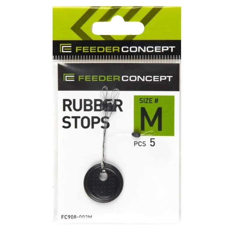 Стопор Feeder Concept Rubber Stops №M 5 шт     FC908-002M — крупный план
	                                    2