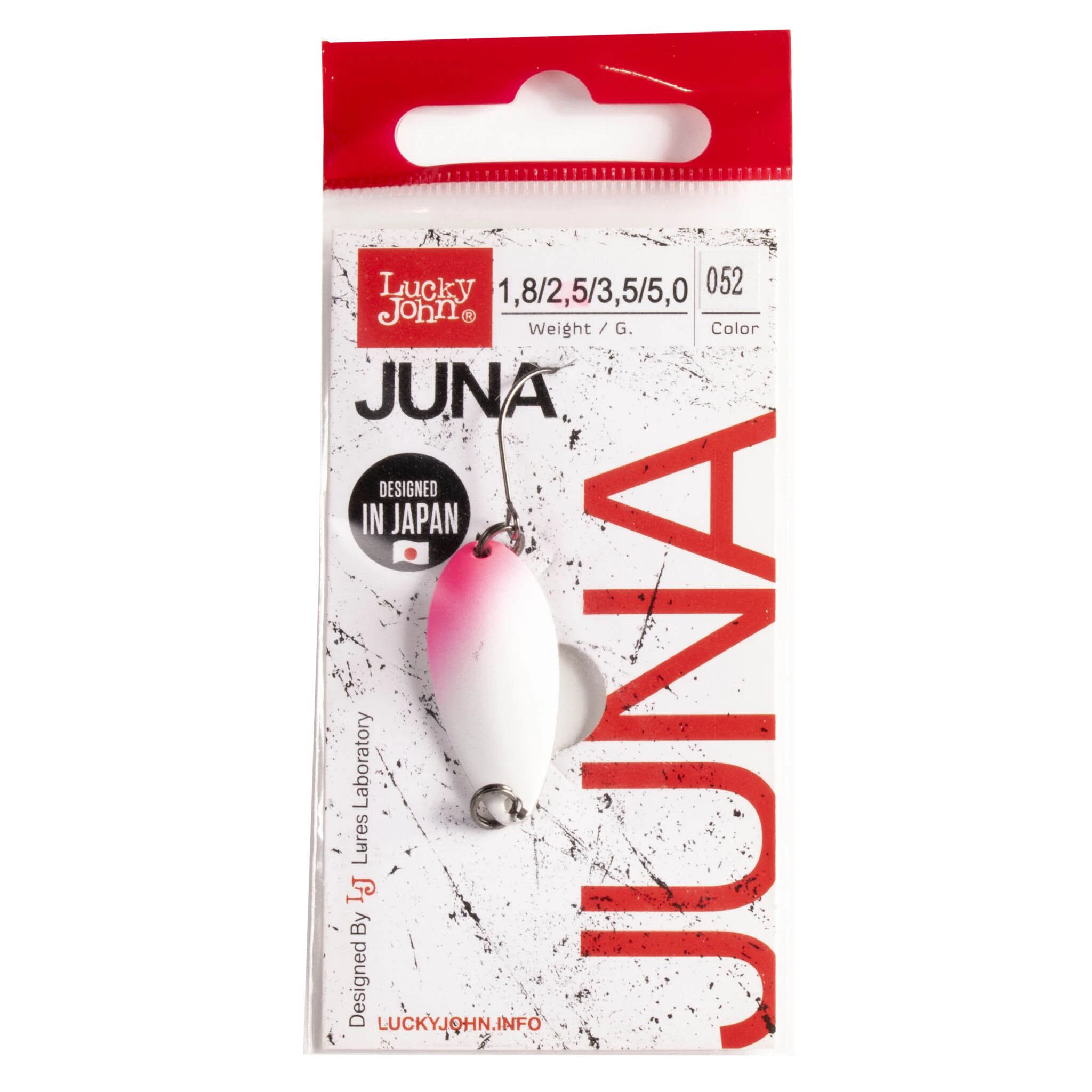 Колеблющаяся Блесна Lucky John Juna 2,5 гр 30 мм 052   LJJU25-052 — крупный план
	                                    3