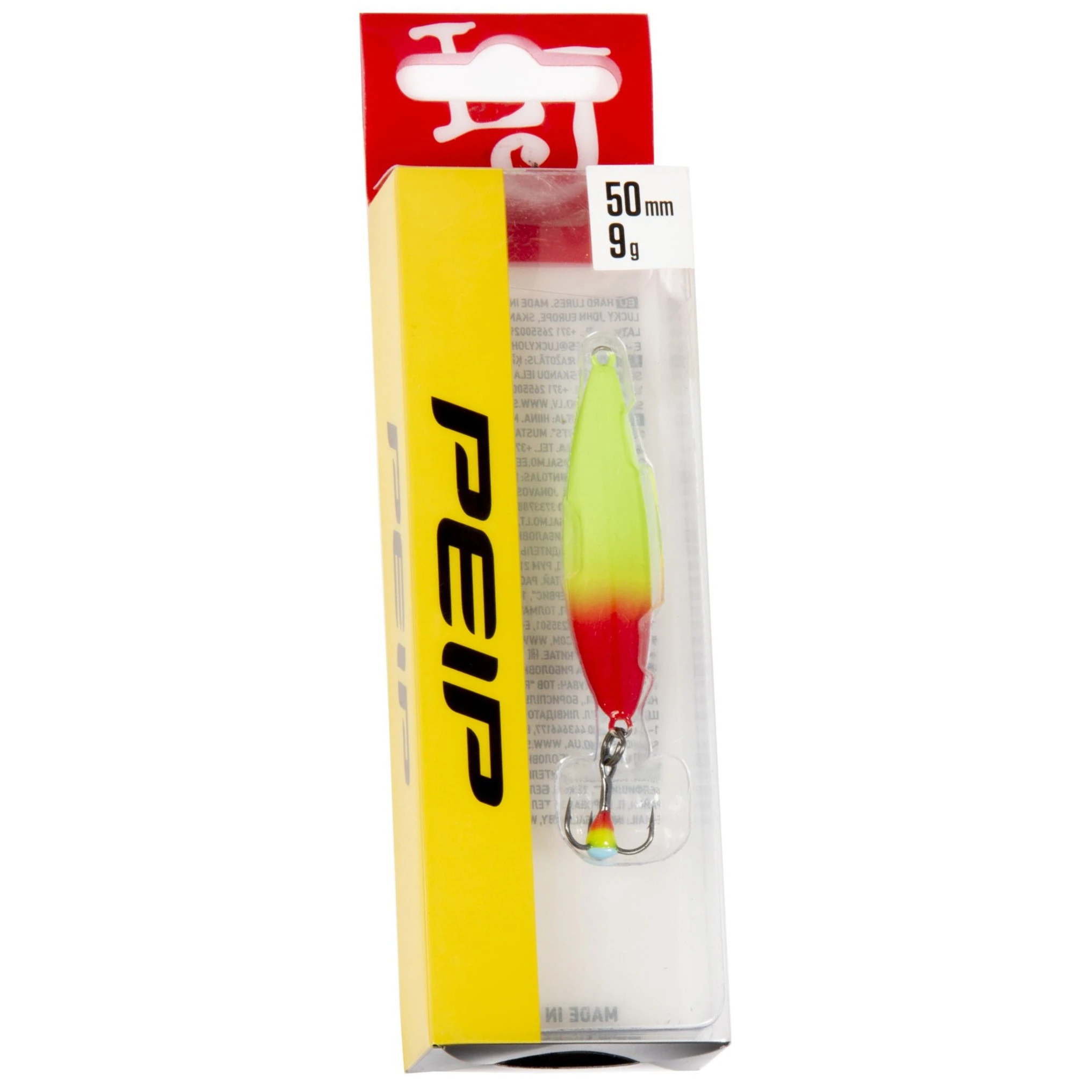 Зимняя Блесна Lucky John Peip 9 гр 50 мм A   LJPE50-A — крупный план
	                                    1