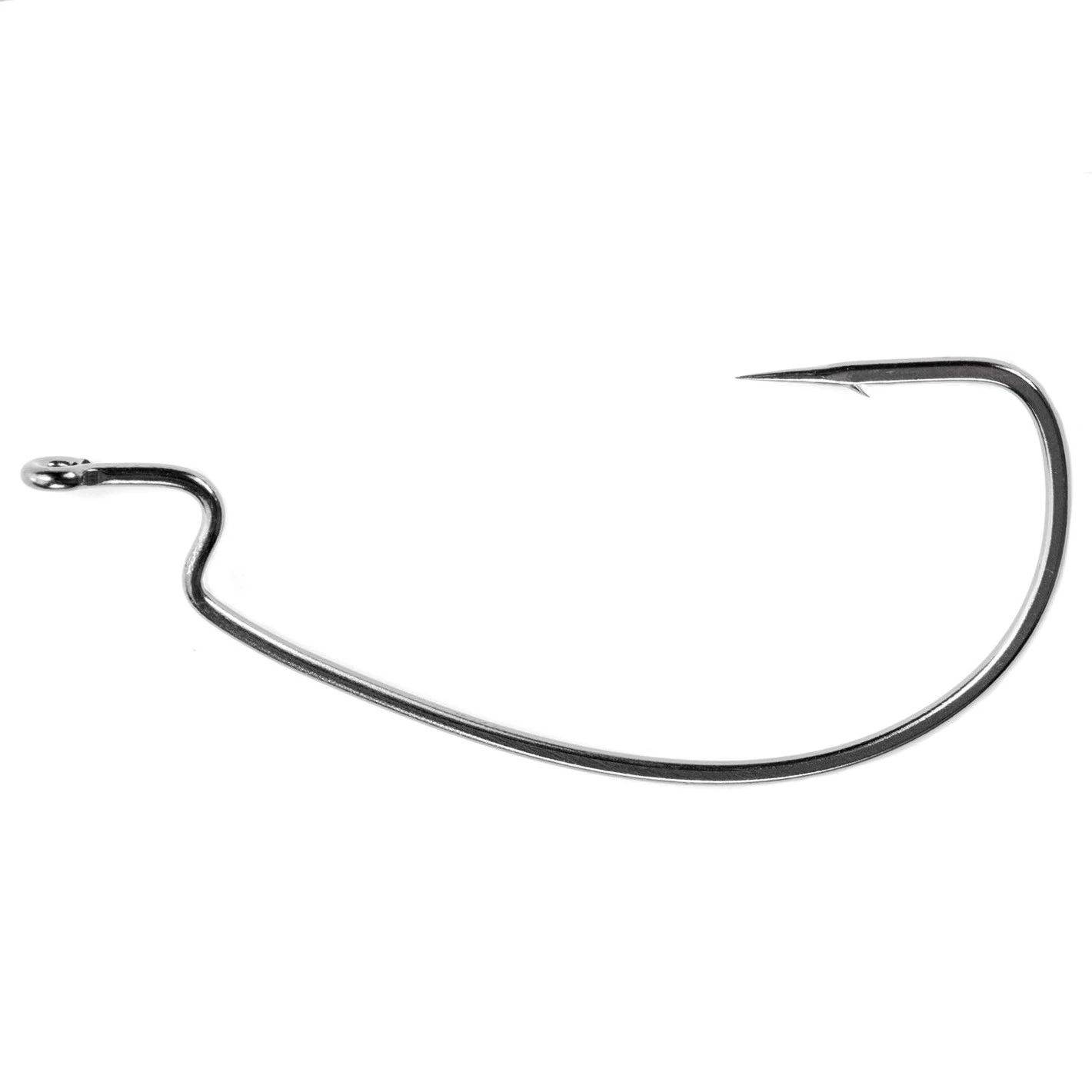 Крючок Офсетный Gamakatsu Worm Offset EWG Hooks Black №2 6 шт    146842-002 — характеристики,  особенности конструкции