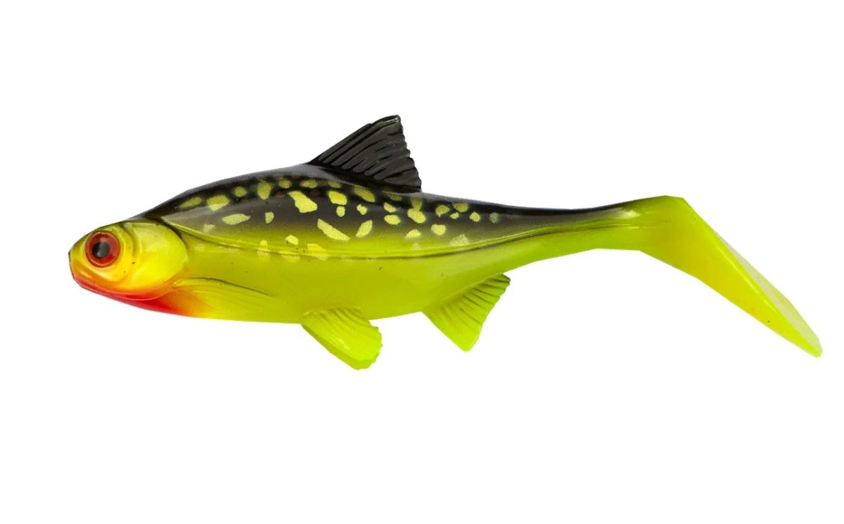 Силиконовая приманка Ola Lures Hooligan Roach Jr 150 мм 1 шт Hot Pike Kanalgratis  HR-JR15-02 — характеристики,  особенности конструкции