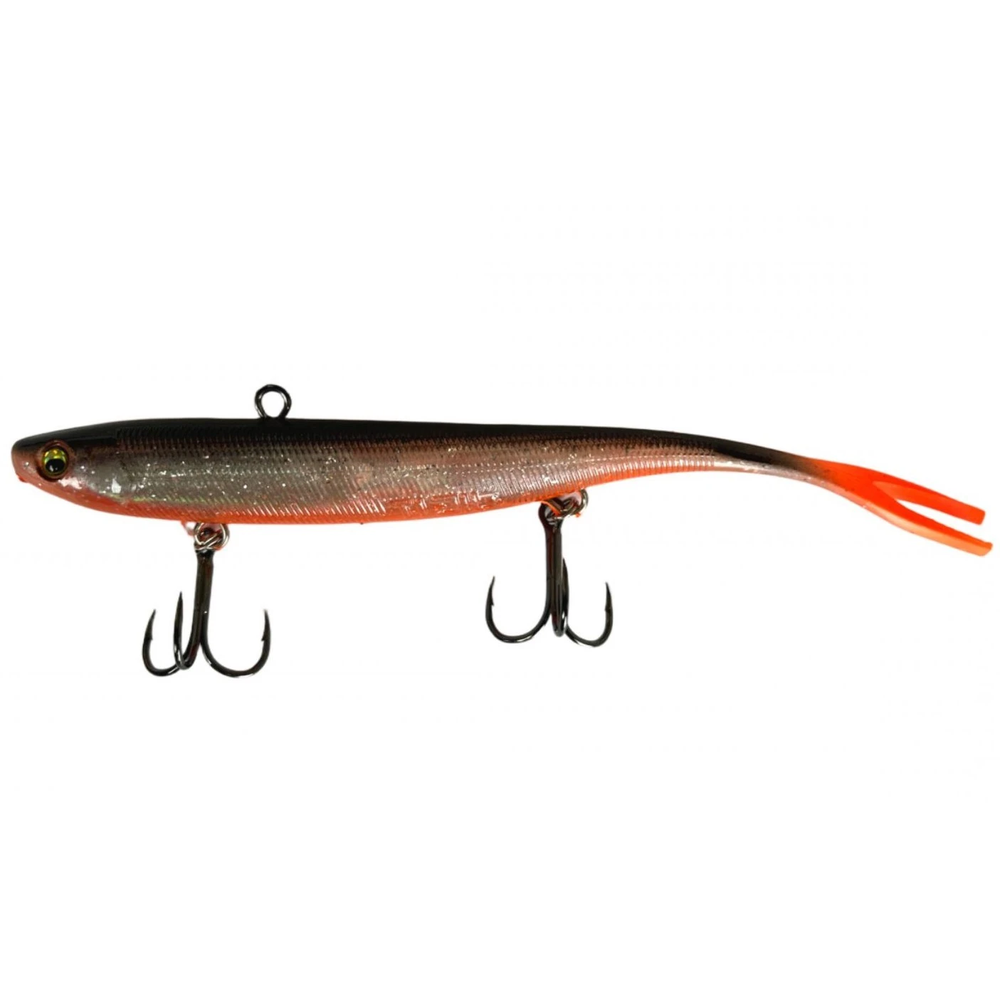 Баланслаг Jig It Whale Tail  150 F11 Shiny black back 39 гр 150 мм   JIWT-15039-F11 — крупный план
	                                    1