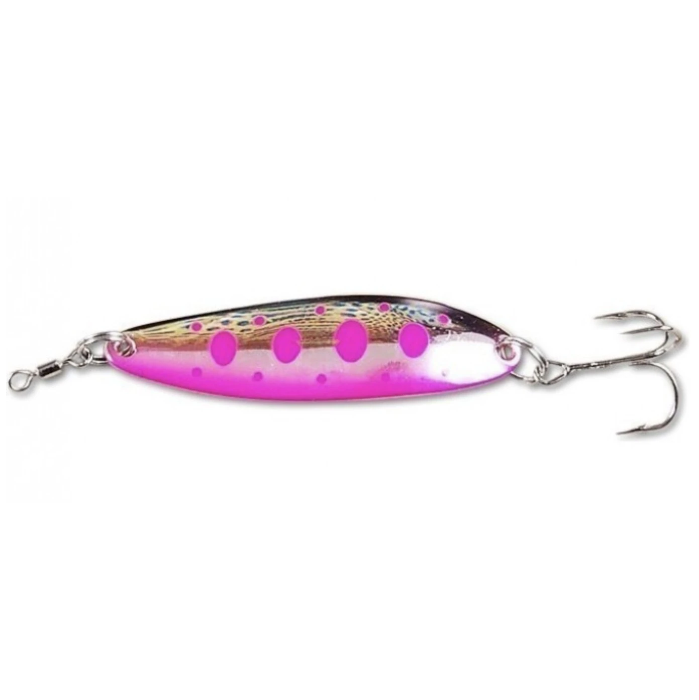 Колеблющаяся Блесна Daiwa Laser Chinook S 10 10 гр 53 мм G Pink Yamame — характеристики,  особенности конструкции