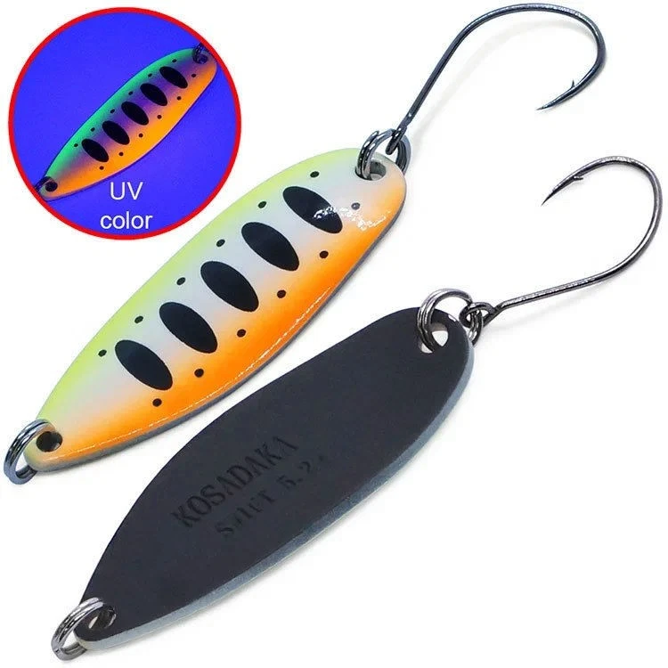 Колеблющаяся Блесна Kosadaka Trout Police Swift 5,2 гр 40 мм AH08UV   TL-SWT-AH08UV — характеристики,
	                                    особенности конструкции
