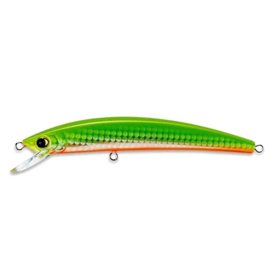 Воблер Yo-Zuri Crystal Minnow 90F HCL Chartreuse 7,5 гр   R1123-HCL — характеристики,
	                                    особенности конструкции