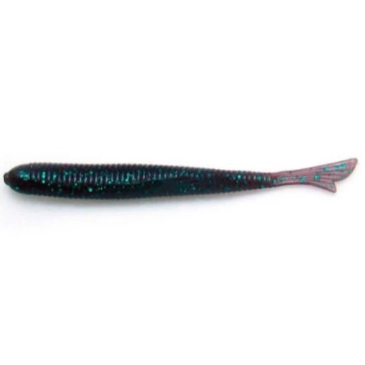 Силиконовая приманка Bait Breath U30 Fish Tail 1.5 40 мм 14 шт 156 Junebug/Green — характеристики,  особенности конструкции