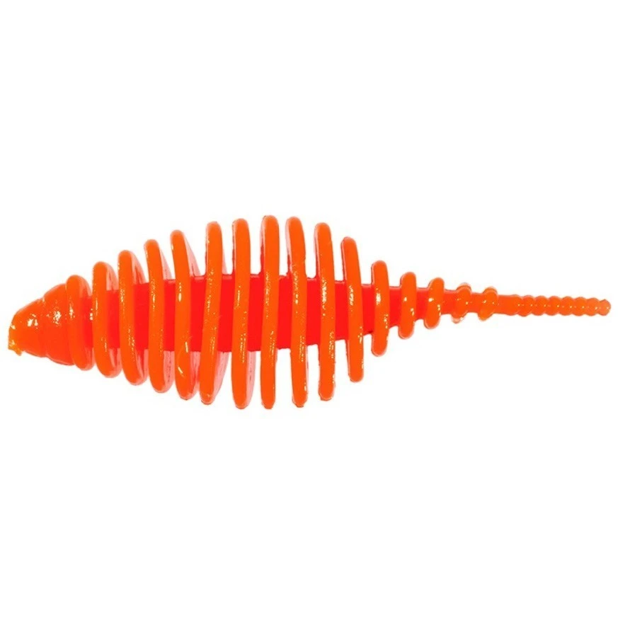 Силиконовая приманка ZUB Pollywog 40 мм 12 шт 201 оранжевый   LVR018 — характеристики,  особенности конструкции