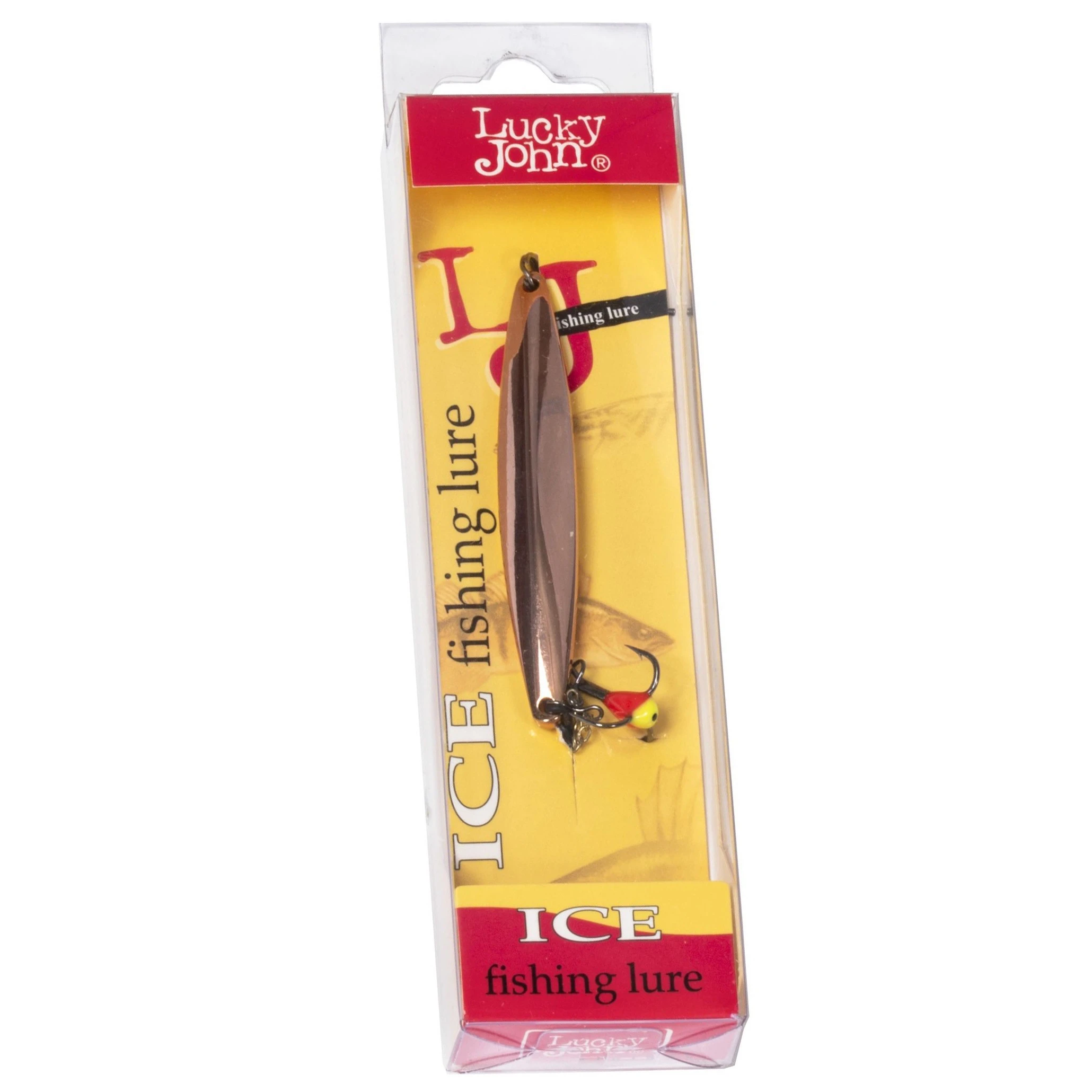 Зимняя Блесна Lucky John Nail Blade 11 гр 55 мм C С цепочкой и тройником  LJNB55-C — крупный план
	                                    1