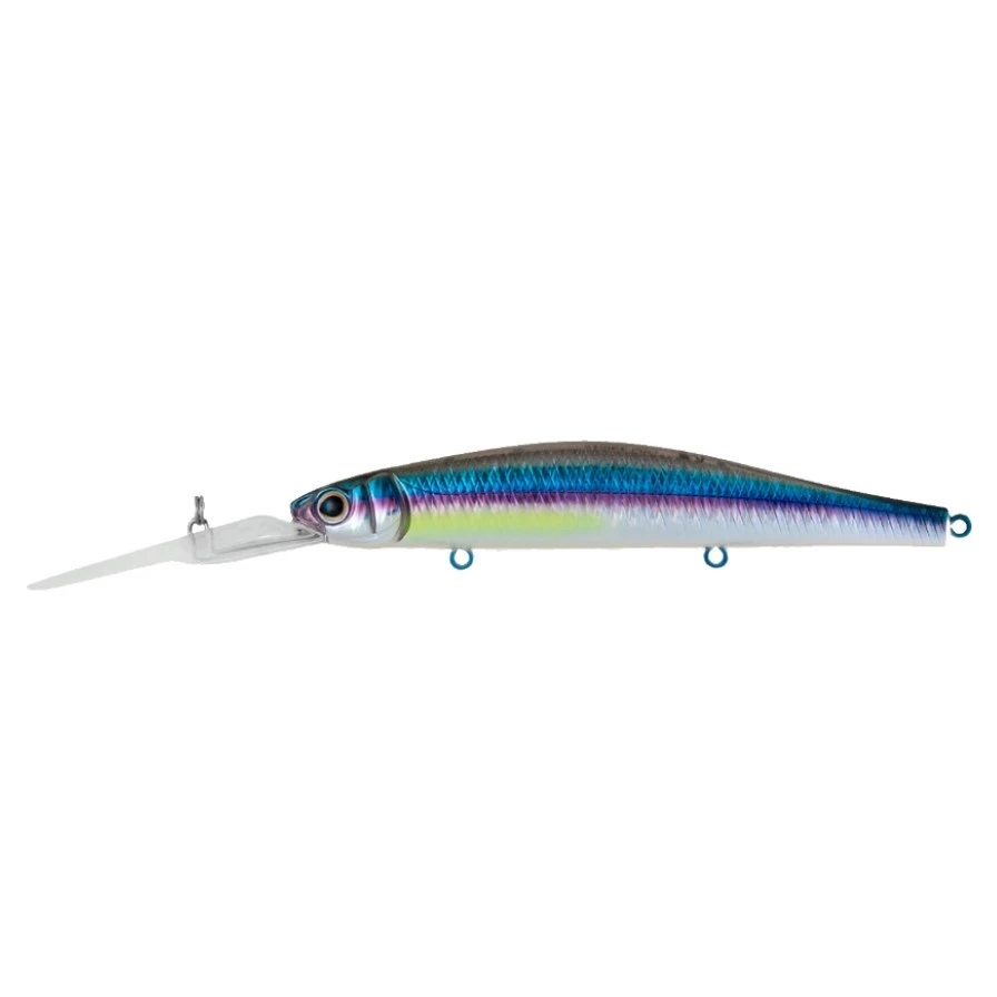 Воблер Strike Pro Inquisitor DR 110SPP A210-SBO-RP Rainbow Ghost Wakasagi 18,9 гр   EG-193BL-SP#A210-SBO-RP — характеристики,  особенности конструкции