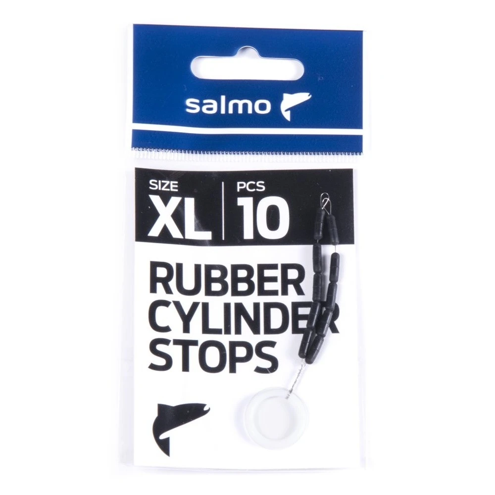 Стопор Salmo Rubber Cylinder Stops №XL 10 шт    S902-004XL — крупный план
	                                    1